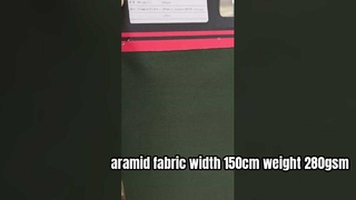 aramid  fabric
width 150cm
weight  280gsm
composition  ：50%  meta   aramid +50%FR  viscose+PTFE