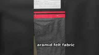 Product Name: Meta Aramid Needle Felt Fabric
Width: 150 cm
Weight: 270 gsm