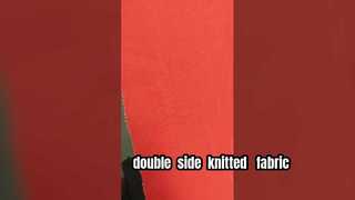 Double‑side knitted fabric