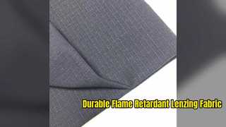 Lenzing Viscose Fabric Durable Flame Retardant Textile