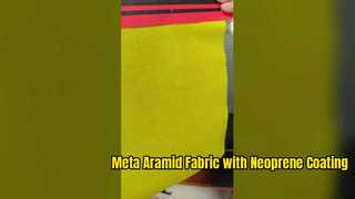 Meta aramid fabric with neoprene coating fabric（waterproof fabric）