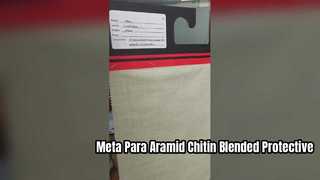 Meta Para Aramid Chitin Blended Protective Fabric