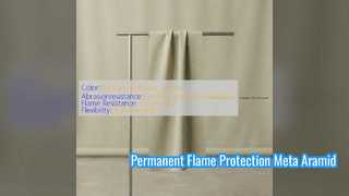 100 Percent Meta Aramid Fabric Flame Resistant Protection