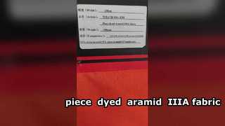 piece  dyed  aramid  IIIA fabric