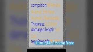 Meta Aramid Fabric Ultimate Heat Protection Gear