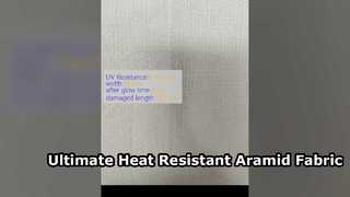 Ultimate Meta Aramid Fabric for High Heat Safety Gear