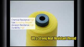 Heavy Duty Para Aramid Sewing Thread Heat Resistant