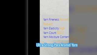 High Strength Para Aramid Yarn for Industrial Safety