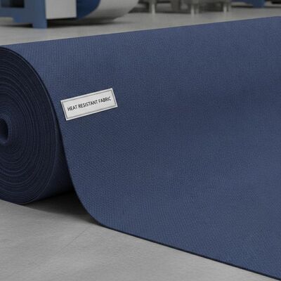 Navy Blue Heat Resistant Fabric 200gsm Durable Material Suitable for Industrial Applications and Protective Clothing