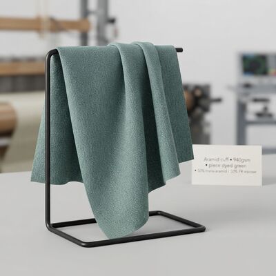 940gsm Aramid Flame Retardant Cuff Fabric with High Abrasion and Chemical Resistance for Fireproof Garments