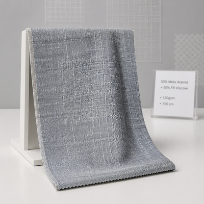 120gsm Meta Aramid Fabric Permanent Flame Retardant Heat Resistant FR Viscose Blended Fabric