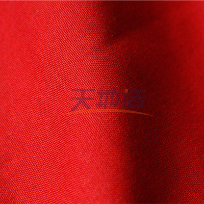 Red Meta Aramid Fabric 93% Meta Aramid 5% Para Aramid 2% Antistatic 150gsm