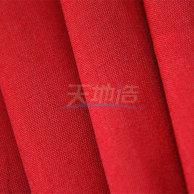 Red Aramid Viscose Fabric 240gsm For Protective Clothing