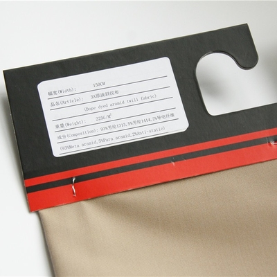 250 gsm khaki dope dyed aramid Flame resistant aramid fabric for desert uniforms
