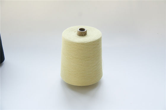 66TEX Para Aramid Fiber Yarn Raw Yellow Ne18/2 For Cut Resistant Gloves