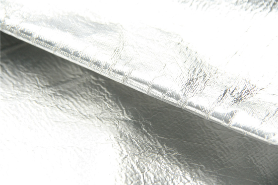 High Tensile Strength Aramid Fabric 2mm Thickness 550 Gsm With Aluminium Coating