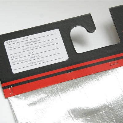 Waterproof 500 GSM Para Aramid Fabric With Aluminum Coating