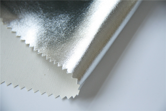 Heat Resistance 260 Degree Yellow Anti Cut Para Aramid Fabric Aluminum Coating