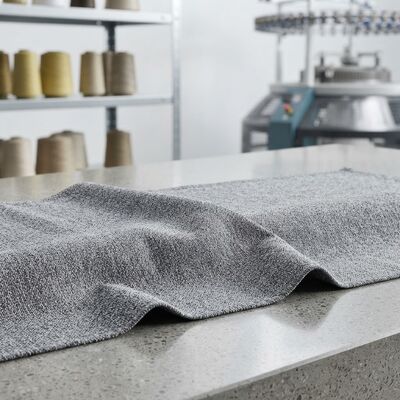 200gsm Heat Resistant Meta Aramid Knitted Fabric 180cm Width for Protective Garment