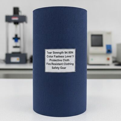 Tear Strength 94 80N Meta Aramid Fabric Color Fastness Level 5 Protective Clothe Suitable for Fire Resistant Clothing and Safety Gear