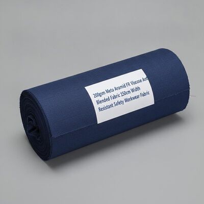 200gsm Meta Aramid FR Viscose Anti-static Blended Fabric 150cm Width Flame Resistant Safety Workwear Fabric