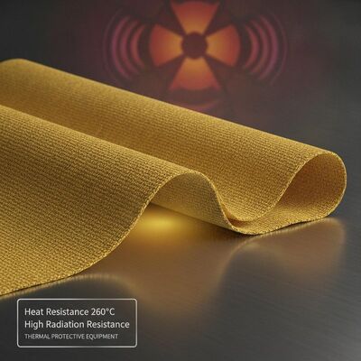 Heat Resistance 260 Degree Para Aramid Fabric Offering High Radiation Resistance Designed for in Thermal Protective Equipment