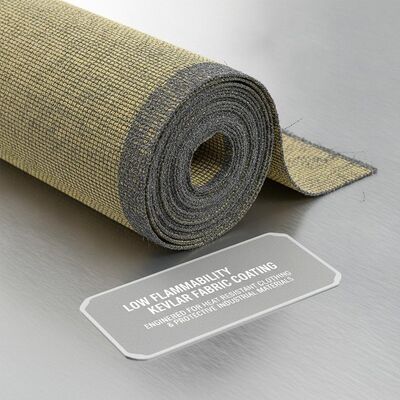 Low Flammability Kevlar Fabric Coating Fabric Engineered for Heat Resistant Clothing and Protective Industrial Materials