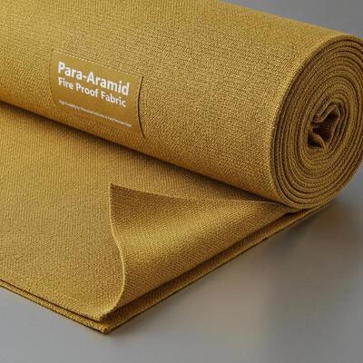 Para Aramid Fabric Fire Proof Fabric Providing High Flexibility Suitable for Protective Uniforms and Heat Resistant Gear