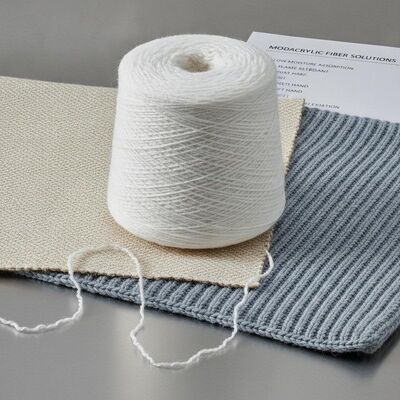Low Moisture Absorption Modacrylic Yarn Fiber Type Modacrylic Engineered for Woven and Knitting Fabric Textile Solutions