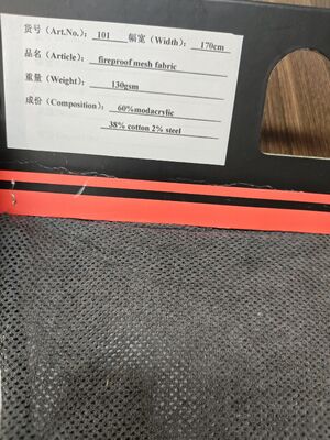 Modacrylic Fabric Inherent Flame Retardant Material For Protective Workwear Uniforms