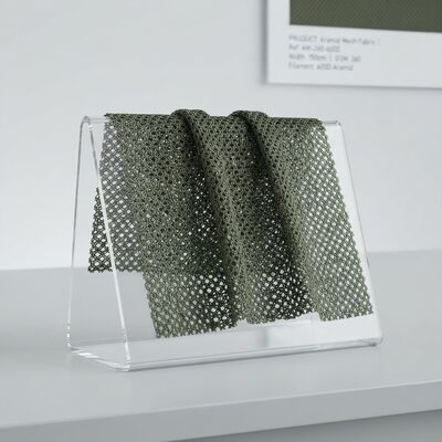 600D Flame Resistant High Tensile Strength Aramid Mesh Fabric for Protective Clothing