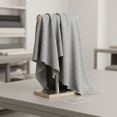 Modacrylic FR Blended Fabric with 68% Modacrylic + 29% FR Viscose + 3% Spandex for Flame Resistance <2 Second and 240gsm Weight