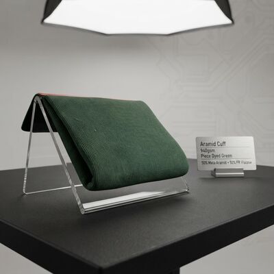 940gsm Aramid Flame Retardant Cuff Fabric with High Abrasion and Chemical Resistance for Fireproof Garments