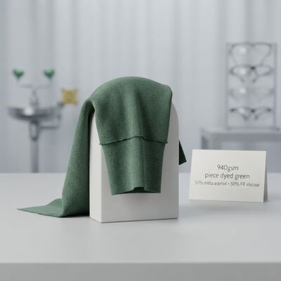 940gsm Aramid Flame Retardant Cuff Fabric with High Abrasion and Chemical Resistance for Fireproof Garments