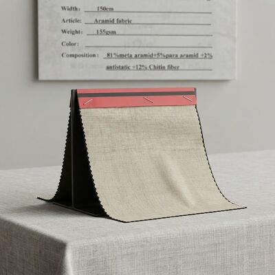Flame Resistant Antistatic Meta Aramid Fabric with Chitin Fiber for Protective Clothing