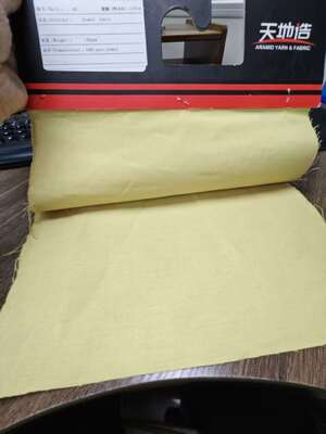 130 gsm Flame Retardant High Tensile Strength Para-Aramid Fabric for Protective Clothing