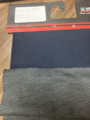 Flame Retardant Double-Sided Knitted Meta-Aramid Fabric with High Abrasion Resistance and Two-Tone Design