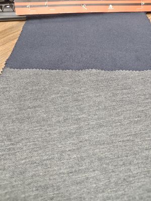 Flame Retardant Double-Sided Knitted Meta-Aramid Fabric with High Abrasion Resistance and Two-Tone Design
