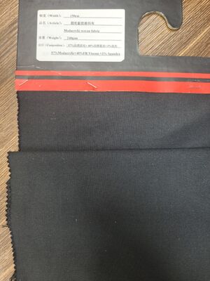 Modacrylic Woven Flame Retardant Fabric 240gsm with Fire Resistance and 150cm Width