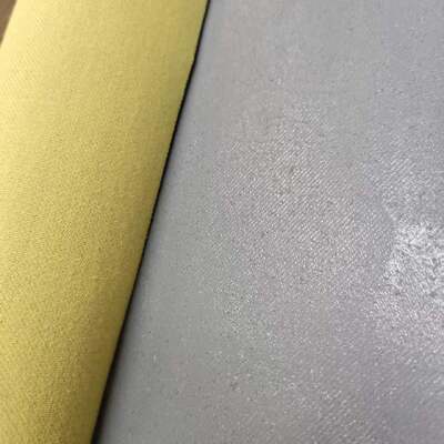 470gsm Para Aramid FR Silicone Coated Fabric with Flame Retardant and High Temperature Resistance