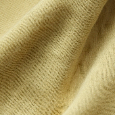 EN388 200gsm 100% Para Aramid Fabric Raw Yellow For Anti Cut Gloves 1.6m 1.8m