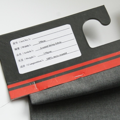 EN11611 130gsm Meta Aramid Fabric Dope Dyed Grey Fire Fighting Suit