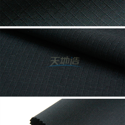 Aramid Lenzing Viscose Fabric 260gsm Navy Blue For Protective Clothing