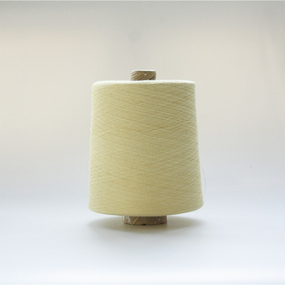 FR Para Aramid Sewing Thread Yarn Raw Yellow Ne30/2 For Fabric Weaving