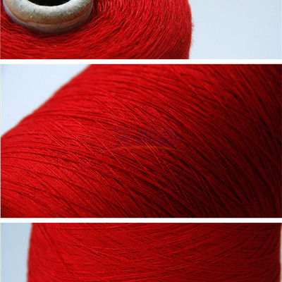 Red Meta Aramid Blended Yarn Ne33/2 For Oil Chemical Protective Clothing