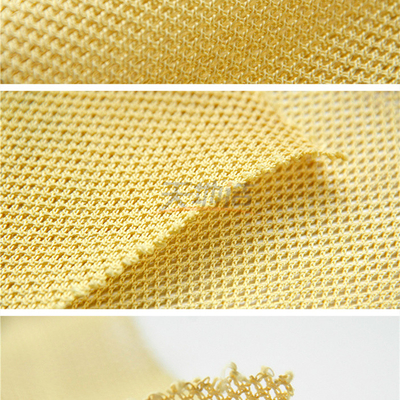 100% Filament Para Aramid Mesh Cloth Raw Yellow For Reinforced Skeleton