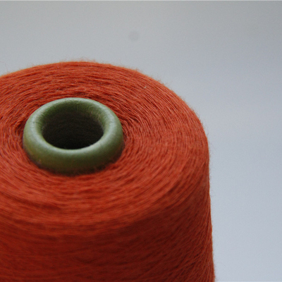 Red Meta Aramid Yarn 50 / 50 For FR Welding Work Clothing