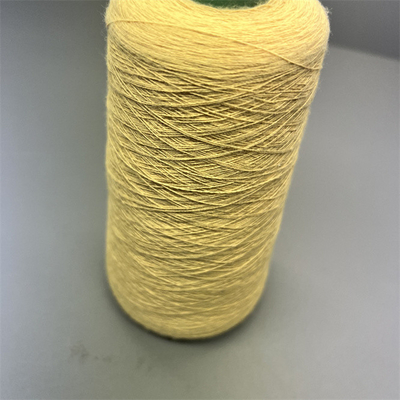 60TEX Para Aramid Yarn Yellow For Gloves Or Fabrics NE 20/2