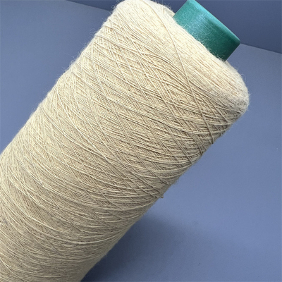 66TEX Para Aramid Fiber Yarn Raw Yellow Ne18/2 For Cut Resistant Gloves