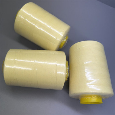 Ne20/3 Para Aramid Sewing Thread NFPA1971 Raw Yellow For Industrial Conveyor Belt